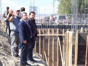 Kaymakam Çimşit Ve Sancaktar Köprü İnşaatını İnceledi