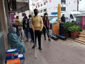 Ayvalık’ta Görme Engelliler Beyaz Baston Etkinliğiyle Hatırlandı