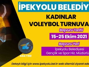 İ̇pekyolu Belediyesinden Kadınlar İçin Voleybol Turnuvası