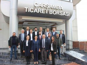 Çarşamba Ticaret Borsası Partilileri Ağırladı