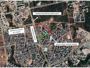 Üniversite Caddesi Pazartesi Araç Trafiğine Kapatılacak