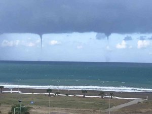Hatay’da Aynı Anda 3 Hortum Oluştu