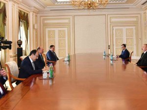 Azerbaycan Cumhurbaşkanı Aliyev, Çalışma Ve Sosyal Güvenlik Bakanı Bilgin’i Kabul Etti