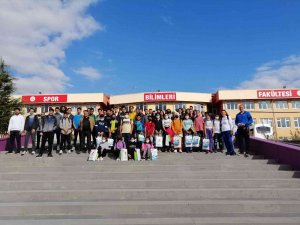 Erü Spor Bilimleri Fakültesi’nden Sivas Hanlı Köyü’ne Uzanan Sevgi Köprüsü