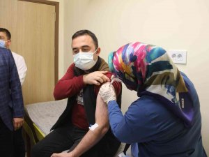 Turkovac Aşısı Erzurum’da İlk Gönüllüsüyle Buluştu