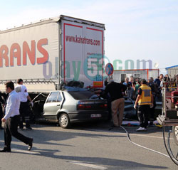 Rize'de Trafik Kazası 1 Ölü, 1 Yaralı