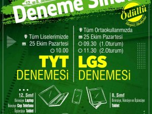 Çarşamba’dan Ödüllü Deneme Sınavı