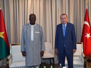 Cumhurbaşkanı Erdoğan, Burkina Faso Devlet Başkanı Kabore İle Bir Araya Geldi