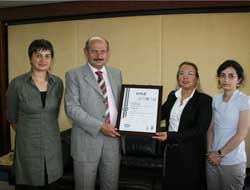 Rize Belediyesi Iso Belgesini aldı