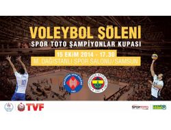 Voleybol Spor Toto Şampiyonlar Kupası Maçı Samsun’da
