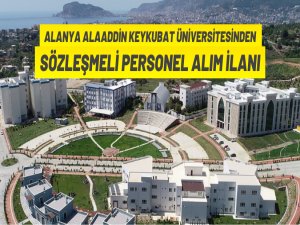 Sözleşmeli personel alım ilanı