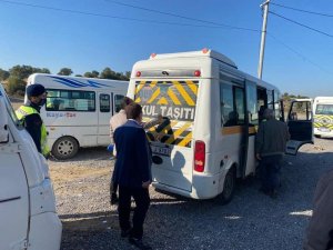 Selendi’de Servis Araçlarına Sıkı Denetim