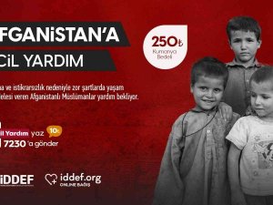İ̇ddef’ten Afganistan’a Yardım Kampanyası