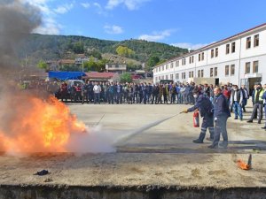 Kastamonu Belediyesi’nden Yangın Tatbikatı