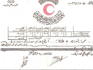 97 Yıllık Bağış Makbuzunu Kızılay’a Bağışladı