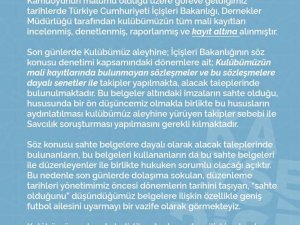 Kayserispor Kulübü’nden Sahte Senet Uyarısı