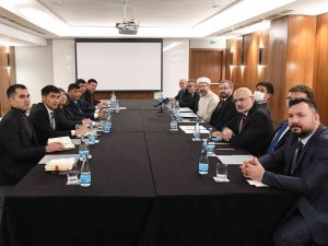 Diyanet İ̇şleri Başkanı Erbaş, Kırgızistan Devlet Din Komisyonu Başkanı Abdıkarov İle Görüştü