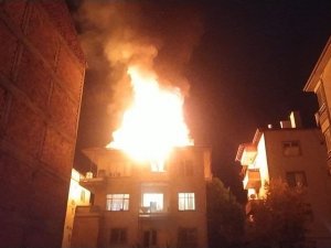 Çorum’da Korkutan Yangın