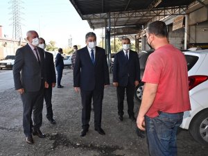 Sanayi Sitesi’nde Korona Virüs Denetimi