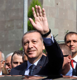 Erdoğan Rize'den Ayrıldı