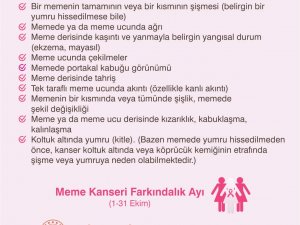 Meme Kanserinde Erken Teşhis Tedavi Şansını Arttırıyor