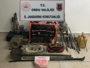 Ordu’da Kaçak Defineye Suçüstü