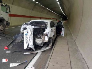 Gümüşhane’de Trafik Kazası: 2 Yaralı