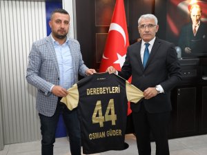 Taraftarlardan Başkan Güder’e Ziyaret