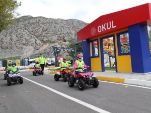 Amasyalı Çocuklara Trafik Okulu