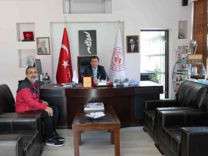 Down Sendromlular Futsal Milli Takım Antrenörü’nden Kabakcı’ya Ziyaret