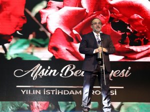 Afşin Belediyesine "Yılın İ̇stihdam Projesi Ödülü"