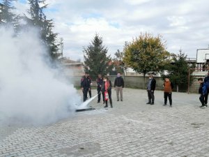 Kulu’da Yangın Tatbikatı Gerçekleştirildi