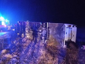 Sivas’ta Otobüs Kazası: 25 Yaralı