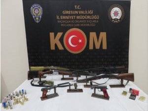 Giresun’da Kaçak Silah Operasyonu