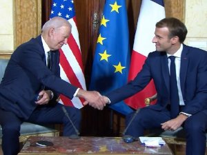 Biden Ve Macron "Denizaltı" Krizinden Sonra İlk Kez Bir Araya Geldi