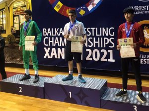 Şanlıurfalı Güreşçi Balkan 3’üncüsü Oldu