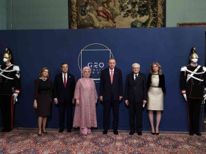 Cumhurbaşkanı Erdoğan, İ̇talya’da G20 Liderleri Onuruna Verilen Akşam Yemeğine Katıldı