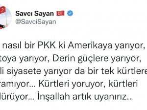 Başkan Sayan: “Pkk Kürtleri Öldürüyor”