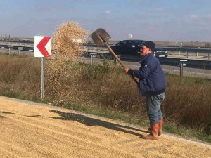 Duble Yol, Köylülerin Çeltik Kurutma Sahası Oldu