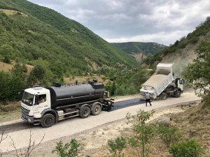 Sinop’ta 230 Km Köy Yoluna Asfalt