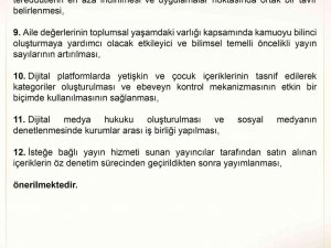 Medya Ve Aile Değerleri Çalıştayı Sonuç Bildirgesi Yayımlandı
