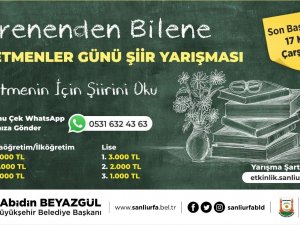 Öğrenenden Bilene Video Şiir Yarışması Başladı