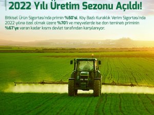 Bitkisel Ürün Sigortaları’nda 2022 Yılı Üretim Sezonu Açıldı