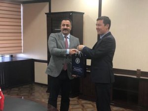 Alkü Rektörü Kalan, Özbekistan Büyükelçisi Olgan Bekar İle Bir Araya Geldi