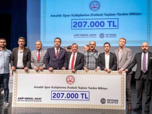 Adana’da Amatör Futbol Kulüplerine 207 Bin Tl Yardım