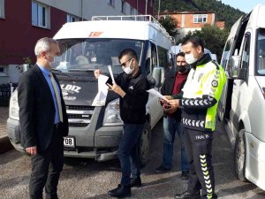 İ̇nebolu’da Okul Servisleri Denetlendi
