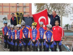 Çocuk Felci İçin Pedal Çeviren 11 Bisikletçi Sinop’a Ulaştı