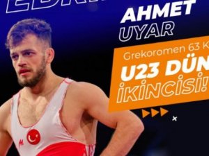 Adü Öğrencisi Uyar, 23 Yaş Altı Dünya Güreş Şampiyonası’nda ’Dünya İkincisi Oldu