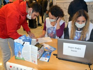 Eskişehir Tren Garı’nda Organ Ve Doku Bağışı Bilgilendirme Standı Kuruldu