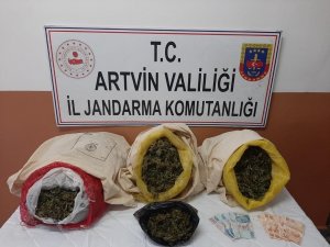 Artvin’de 4 Kilo 183 Gram Kubar Esrar Ele Geçirildi